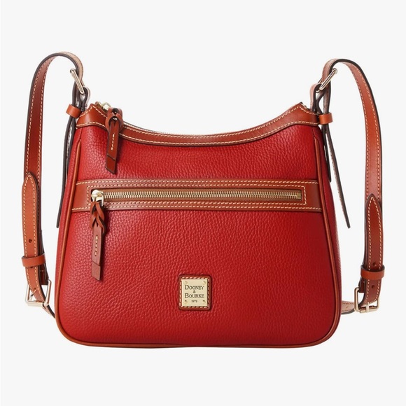 Dooney & Bourke Handbags - Dooney & Bourke Presley Pebble Leather Crossbody W/ Adjustable Shoulder Strap